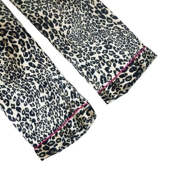 VICTORIA'S SECRET Satin Leopard Print Pants Size X-Small - Picture 5 of 7